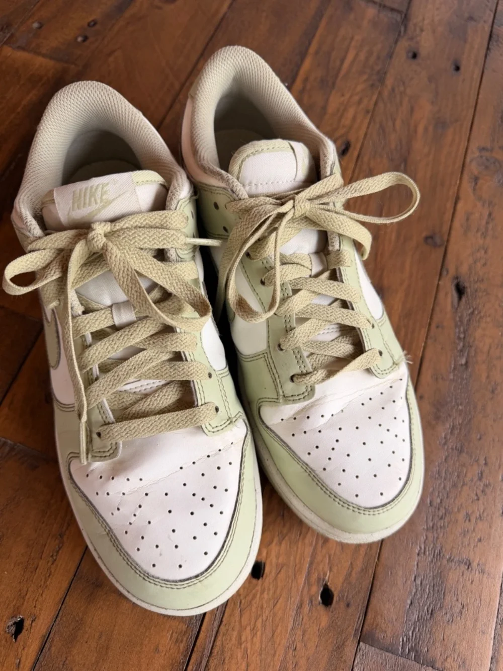 Nike Dunk Low Next Nature Olive Aura Womens Sneakers Size 9